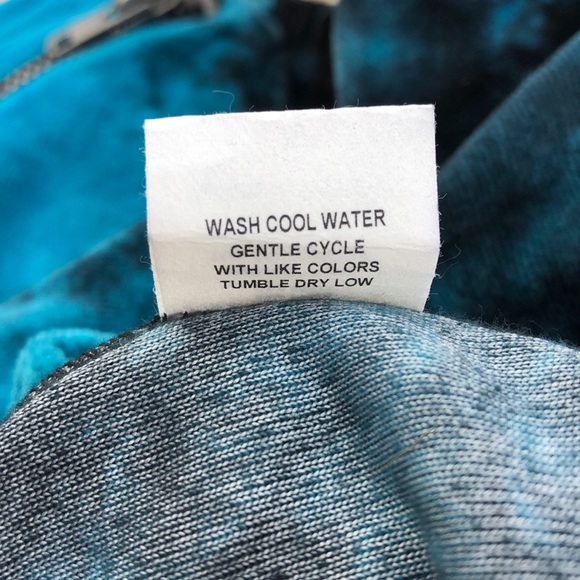 Chasor Black & Blue Tye-Dye Shorts - Picture 7 of 7